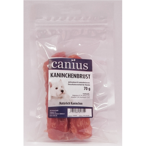 Canius Snacks,Cani. Kaninchenbrust Getr. 70g