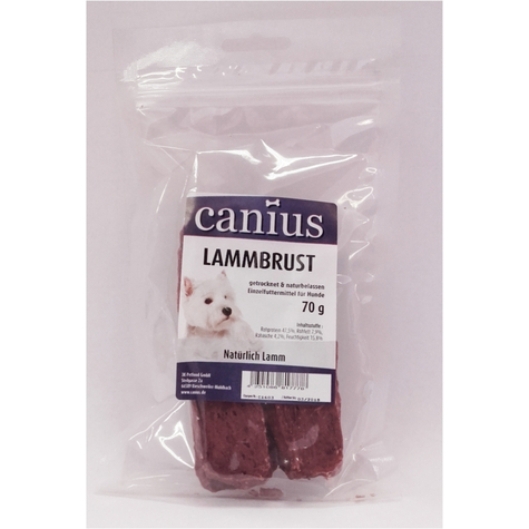 Canius Snacks,Cani. Lammbrust Getrocknet 70g