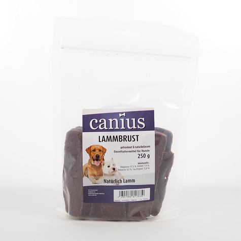 Canius Snacks,Cani. Lamb Breast Dried. 250g