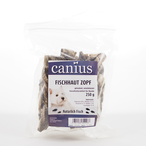 Canius Snacks,Canius Fischhaut Zopf    250 G
