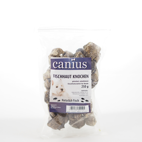 Canius Snacks,Canius Fischhaut Knochen 250 G