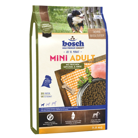 Bosch,Bosch Mini Poultry+Millet 3kg