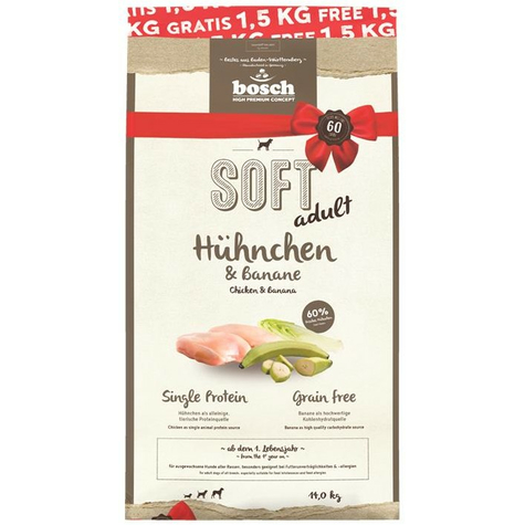 Bosch,Bosch Soft Chicken+Ban 14kg Promo