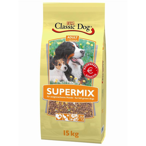 Classic Dog,Classic Dog Supermix 15 Kg