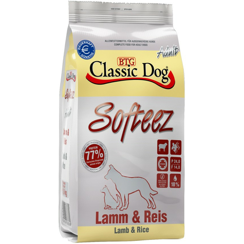 Classic Dog,Cla.Dog Softeez Lamm+Rei 1,5kg