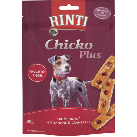 Finnern Rinti Snacks,Rinti Chicko+ Fruit Tiger. 80g