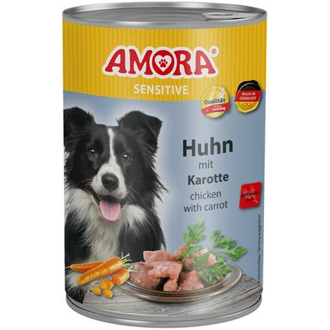 Amora,Amora Dog Sensi Huhn+Ka 400gd