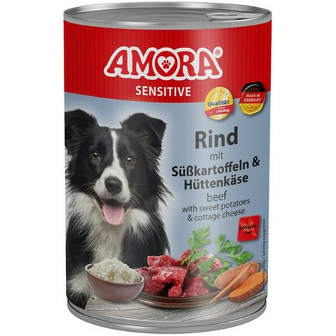 Amora,Amora Dog Sensi Beef+Suk 400gd