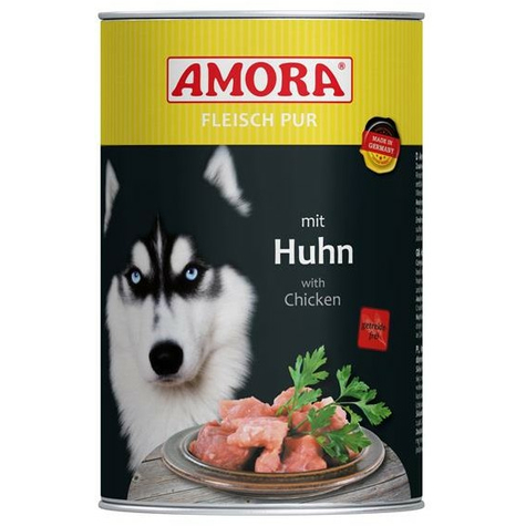 Amora,Amora Dog Pur Huhn 400gd