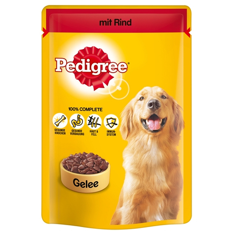 Pedigree,Ped Pal Beef In Jelly 100gp