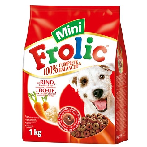 Frolic,Frolic Mini Rind-Karot-Reis1kg