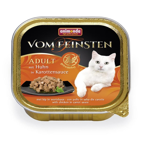 Animonda Katze Vom Feinsten,V.F. Huhn-Karottensauce  100gs