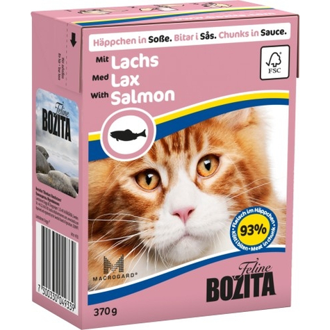Bozita,Bz Cat Häpp.Soße Lachs   370gt