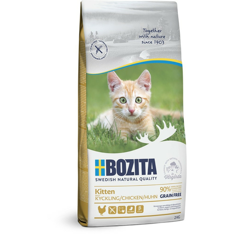 Bozita,Boz.Cat Kitten Grfr Chic 2kg