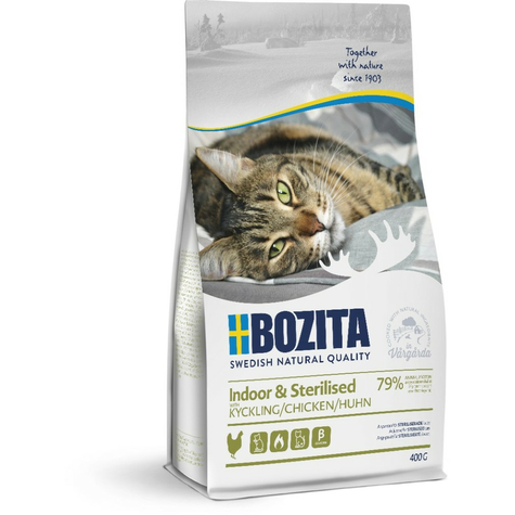 Bozita,Boz.Cat Indo+Ster Chicken 400g