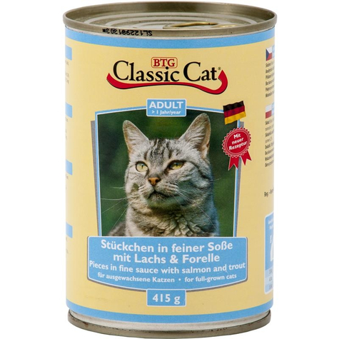 Classic Cat,Class.Cat Soße Lachsforelle415gd