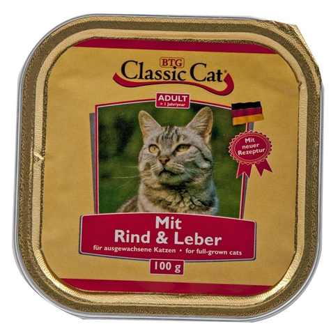 classic cat,classic cat rind-leber   100gs