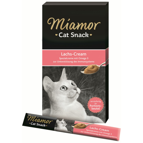 Finnern Miamor,Miamor Snack Salmon Cream 6x15g