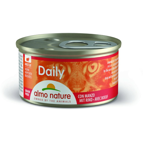 Almo Nature,An Cat Daily Cubes Beef 85gd