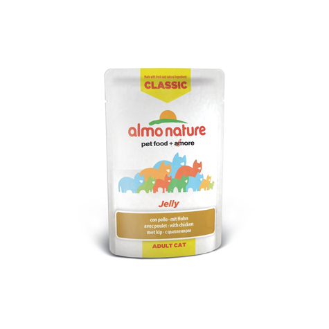 Almo Nature,An Cat Huhn Jelly 55gp
