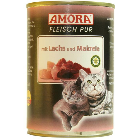 Amora,Amora Cat Pur Lachs+Makr 400gd