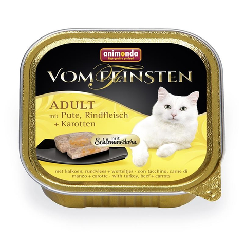 Animonda Katze Vom Feinsten,V.F. Schlemm.Pute+Rindfl.100gs