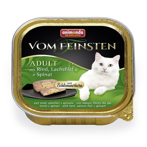 Animonda Katze Vom Feinsten,V.F. Schlemm.Rind+Lachs  100gs