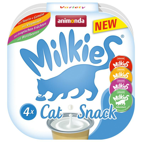 Animonda Cat Snacks,Ani Milkie Variety 4x15g