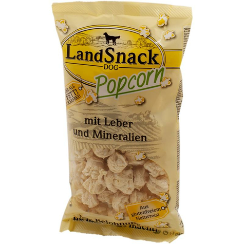 Landfleisch Popcorn,Lasnack Popcorn Leber+Mine 30g