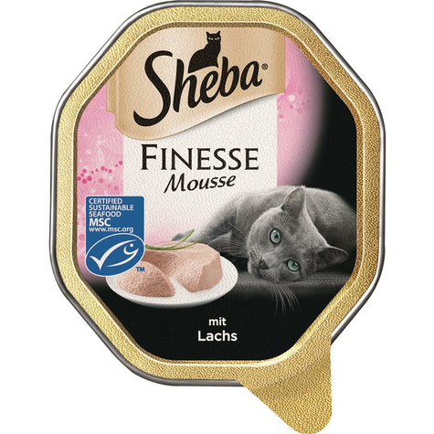 Sheba,She.Finesse Mousse Lachs  85gs