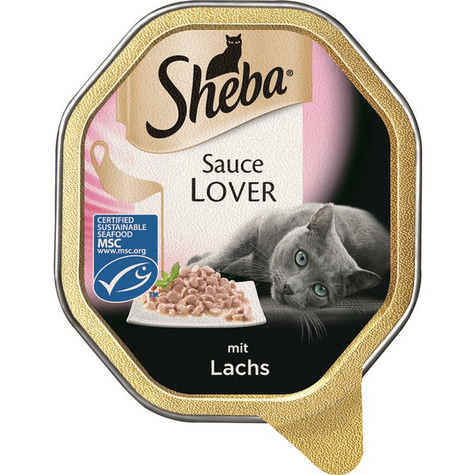 Sheba,She.Sauce Lover Lachs 85gs