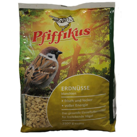 Pfiffikus Wild Bird Food,Pfiff. Peanuts Blanch.  2,5kg