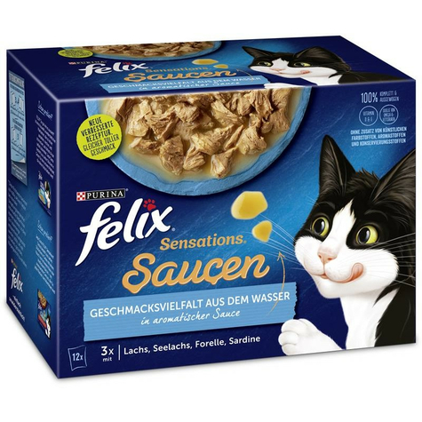 Nestle Cat,Fel Mp Sens.Sauce Water 12x85gp