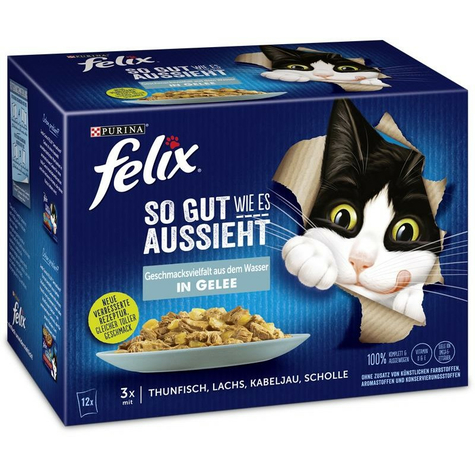 Nestle Katze,Fel Mp Sgwea Gele Wass 12x85gp
