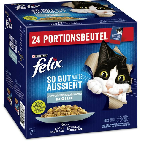 Nestle Katze,Fel Mp Sgwea Gele Wass 24x85gp