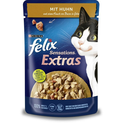 Nestle Katze,Fel Sens.Extra Huhn   85gp