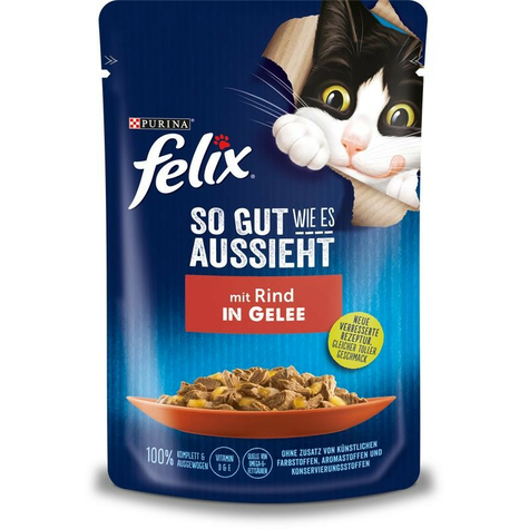Nestle Cat,Fel. Pb Sgwea Beef 85gp