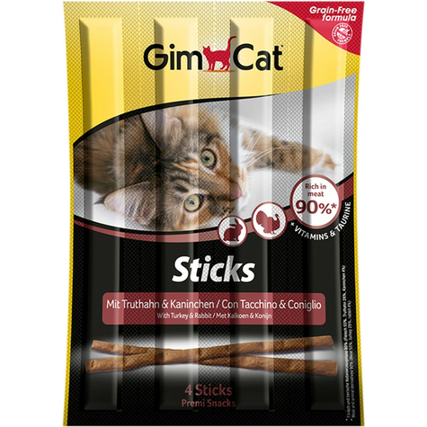 Gimpet,Gimcat Sticks Trut+Kanin   4st