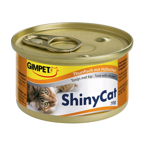 Gimpet,Gimpet Shinycat Tuna+Chicken 70gd