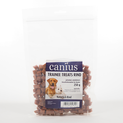canius snacks,cani. trainee treats rind 250g