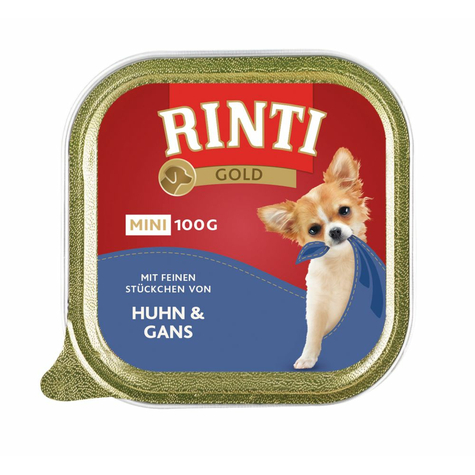 Finnern Rinti,Rint.Gold Mini Huhn+Gans 100gs