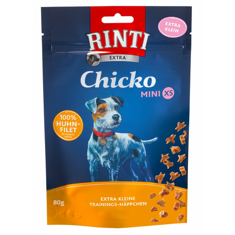 Finnern Rinti Snacks,Ri.Ext.Chicko Mini Xs Huhn 80g