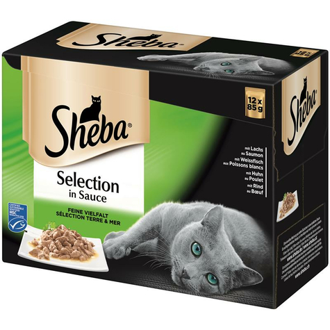 Sheba,She. Fine Vielf.Sauce 12x85gp