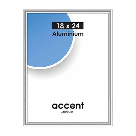 Nielsen Accent 18x24 Aluminium Silber 53423