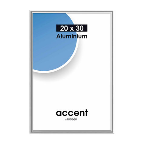 Nielsen Accent 20x30 Aluminium Silber 53523