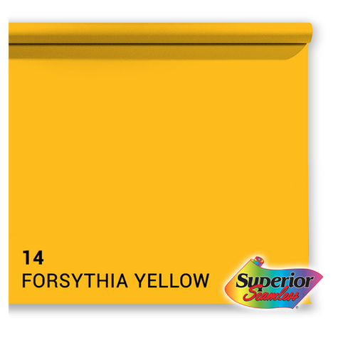 Superior Hintergrund Papier 14 Forsythia Yellow 2,72 X 11m