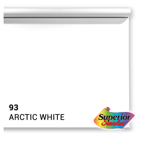 Superior Hintergrund Papier 93 Arctic White 2,72 X 25m