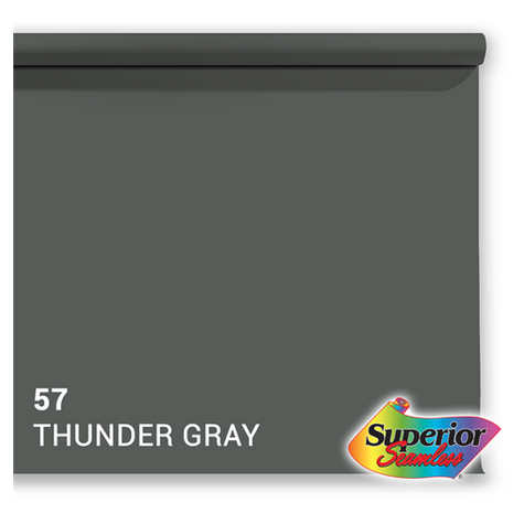 Superior Hintergrund Papier 57 Thunder Grey 1,35 X 11m