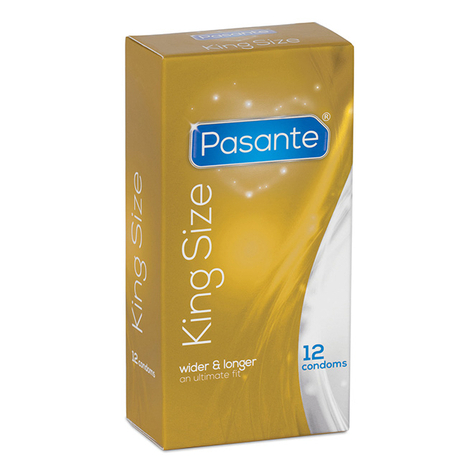 Kondome : Pasante King Size Condoms 12 Pcs