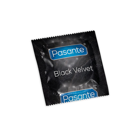 Kondome : Pasante Schwarz Velvet Condoms 144pcs